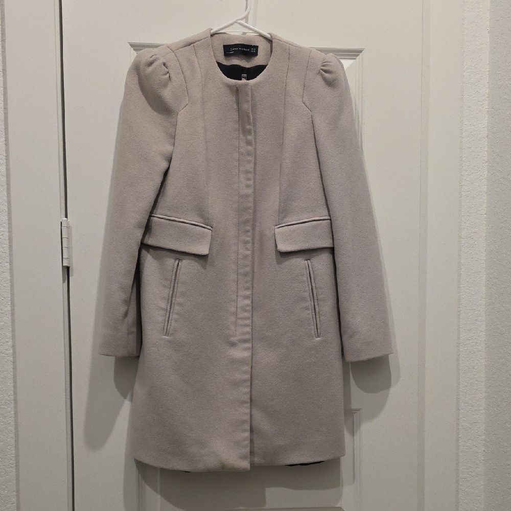 Zara Cream Trench Coat